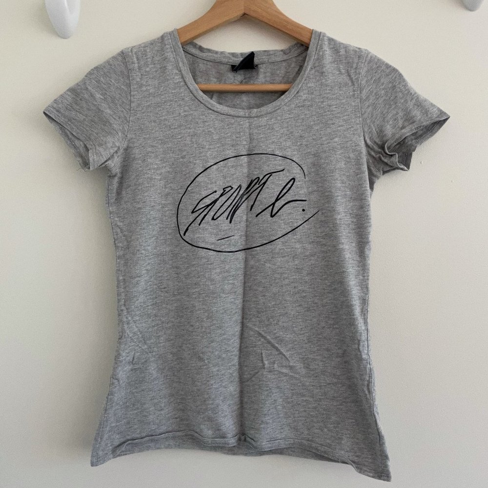 Agnes b./Sports b. Gray Logo Tee Tshirt